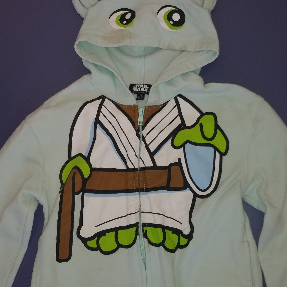 Girls Star Wars Yoda Hoodie